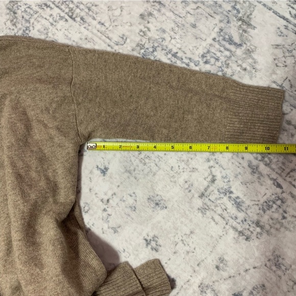 Joie Cozy Wool/Cashmere Tan Sweater Top S - Picture 8 of 8